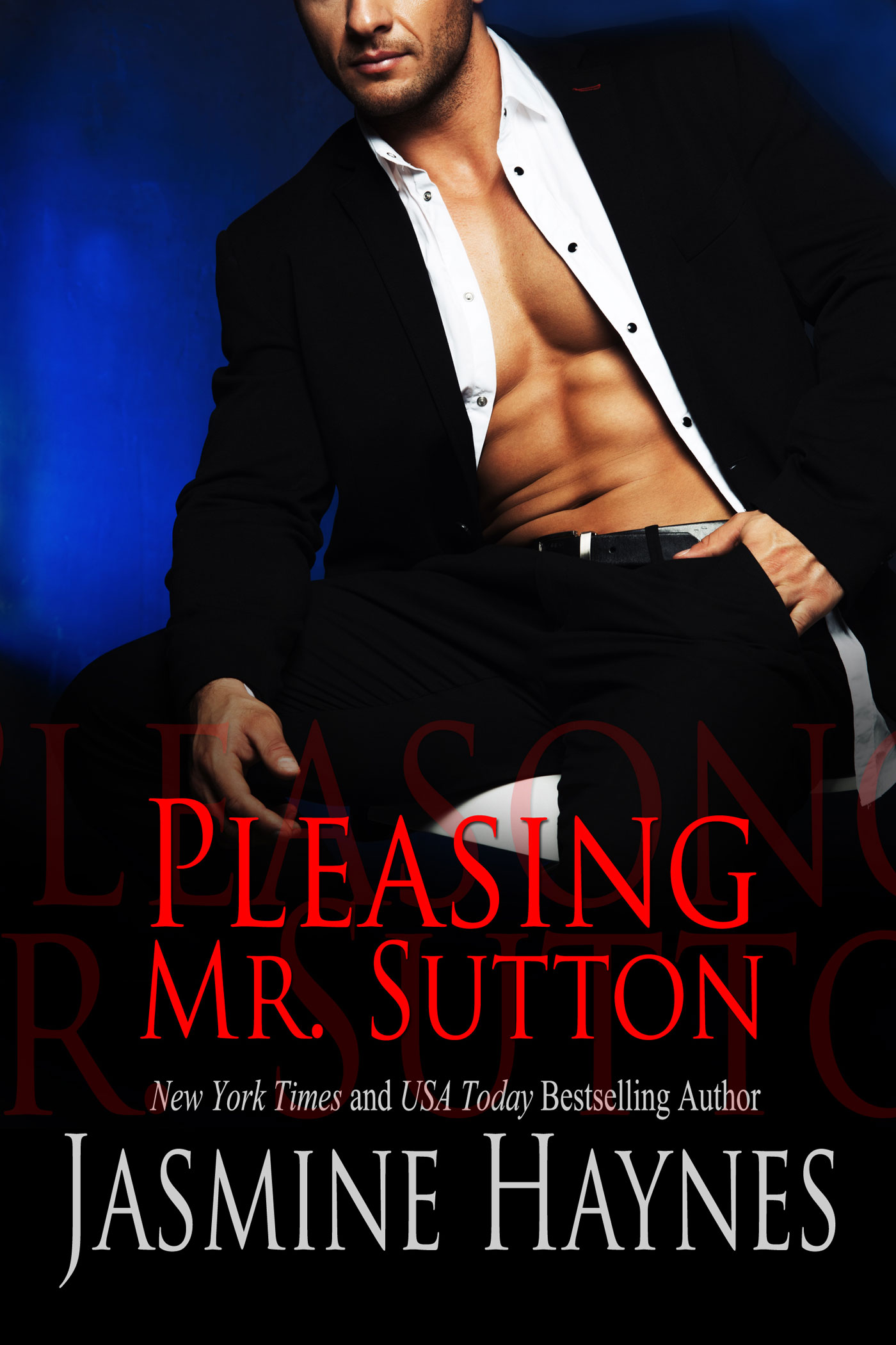 Cover of Pleasing Mr. Sutton by New York Times and USA Today Bestselling Author Jasmine Haynes