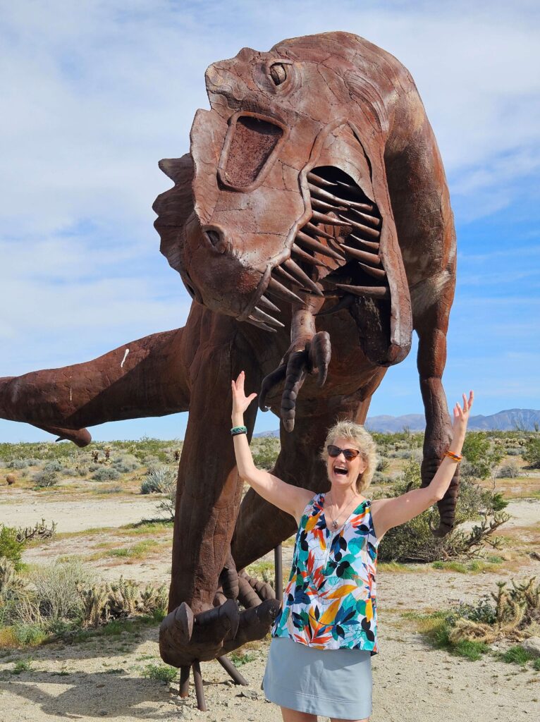 T. Rex Sculpture and Jennifer Skully 2024
