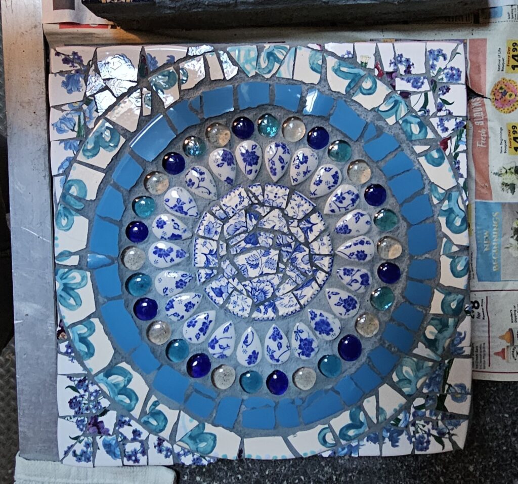 Mosaic blue