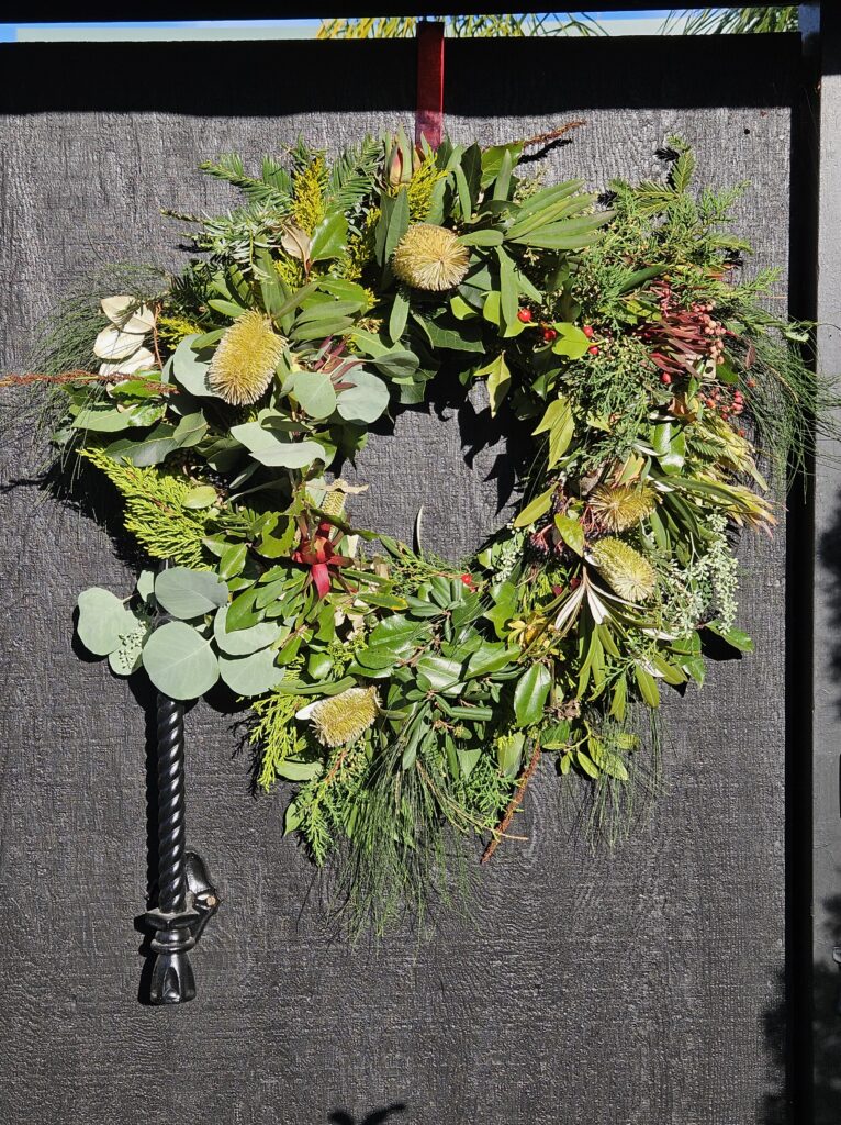 Christmas Wreath on the gate