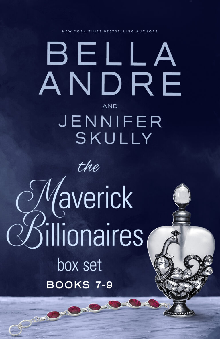 boxed set cover with perfume bottle and ruby bracelet